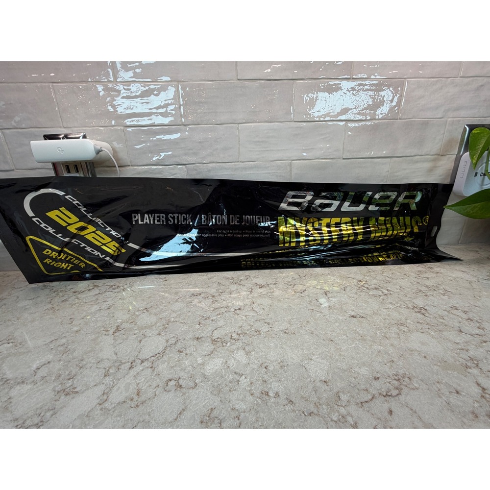 Bauer 2025 Collection Mystery Mini Hockey Stick Right Handed Sealed Blind Bag